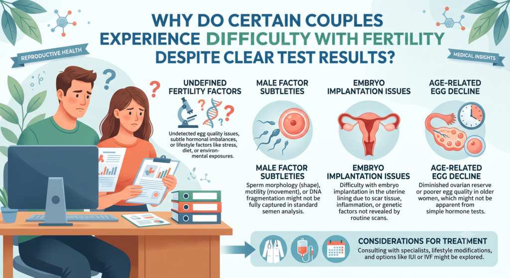 Why Do Certain Couples Experience Difficulty With Fertility Despite Clear Test Results?