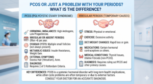 PCOS or Just a Problem With Your Periods? What Is the Difference?